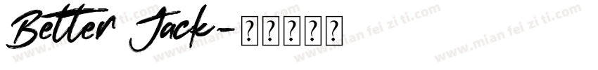 Better Jack字体转换